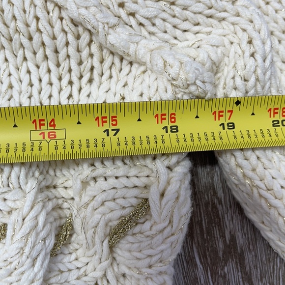 BOSTON DESIGN STUDIO  ASYM ZIPPER LUREX CARDIGAN L - Picture 13 of 16